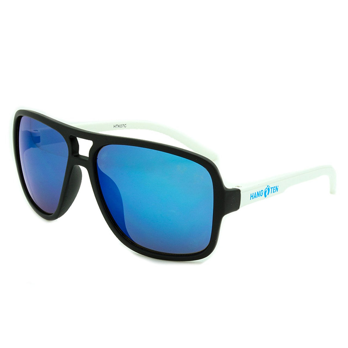 Boys Aviator Mirrored Sunglasses Hollister Black White