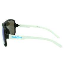 Load image into Gallery viewer, Boys Aviator Mirrored Sunglasses Hollister Black/White