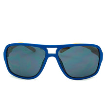 Load image into Gallery viewer, Boys Aviator Sunglasses Hollister Blue/Wood