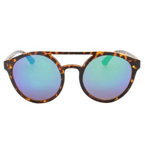 Unisex Round Sunglasses Hampton Polished Tortoise