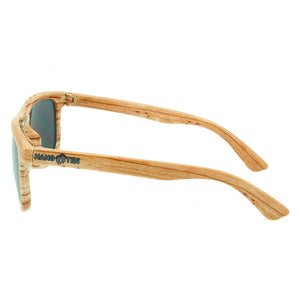 Kid's Wood Grain Iconic Plastic Sunglasses - Sunglasses with Logo -  Q582511 QI